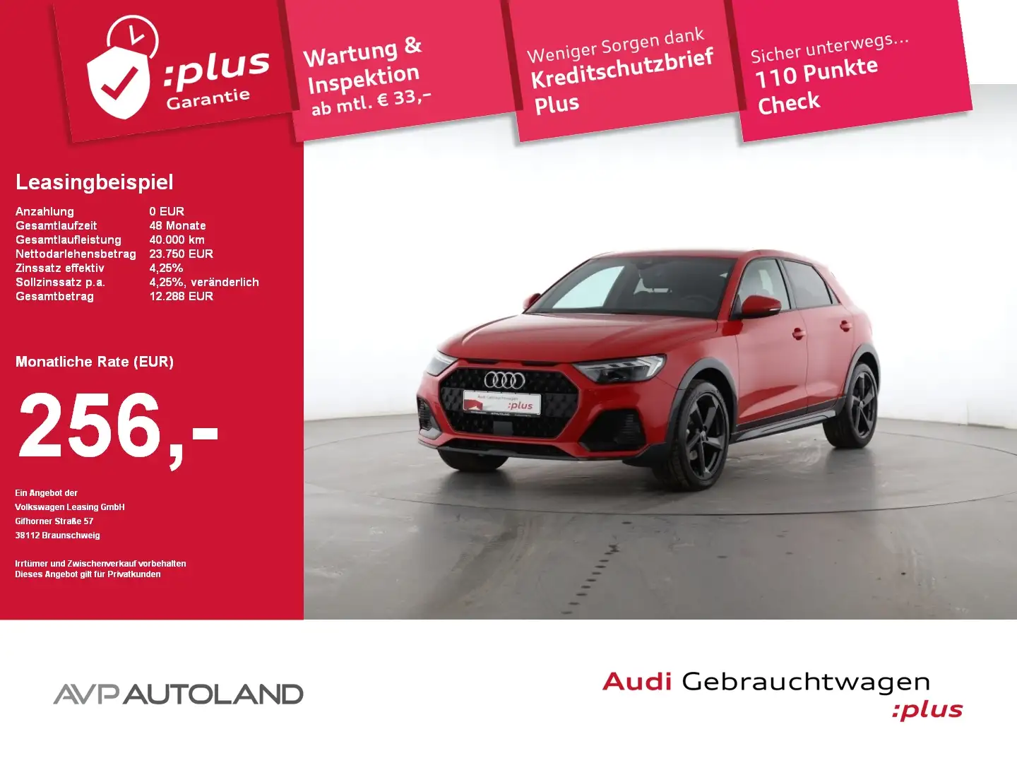 Audi A1 allstreet 25 TFSI S line MMI NAVI PLUS | LED Rot - 1