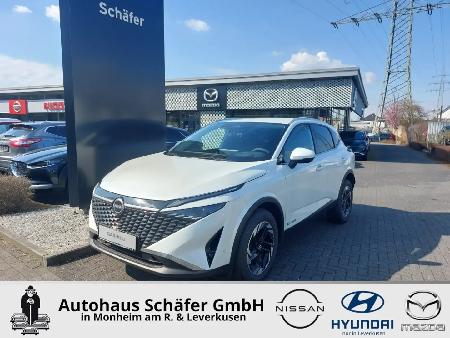 Nissan Qashqai N-CONNECTA 1.5 VC-T e-POWER 190PS Winter-P Kom-P H Weiß - 1