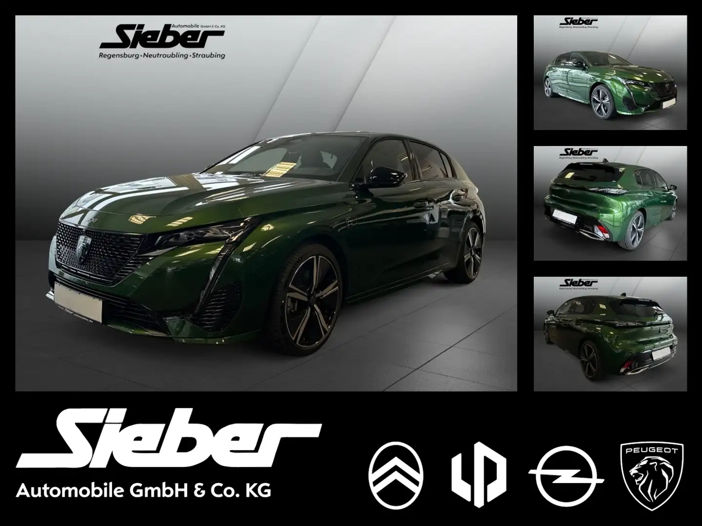 Peugeot 308 Hybrid 225 (Plug-In) GT *ACC*Sitzheizung* Grün - 1