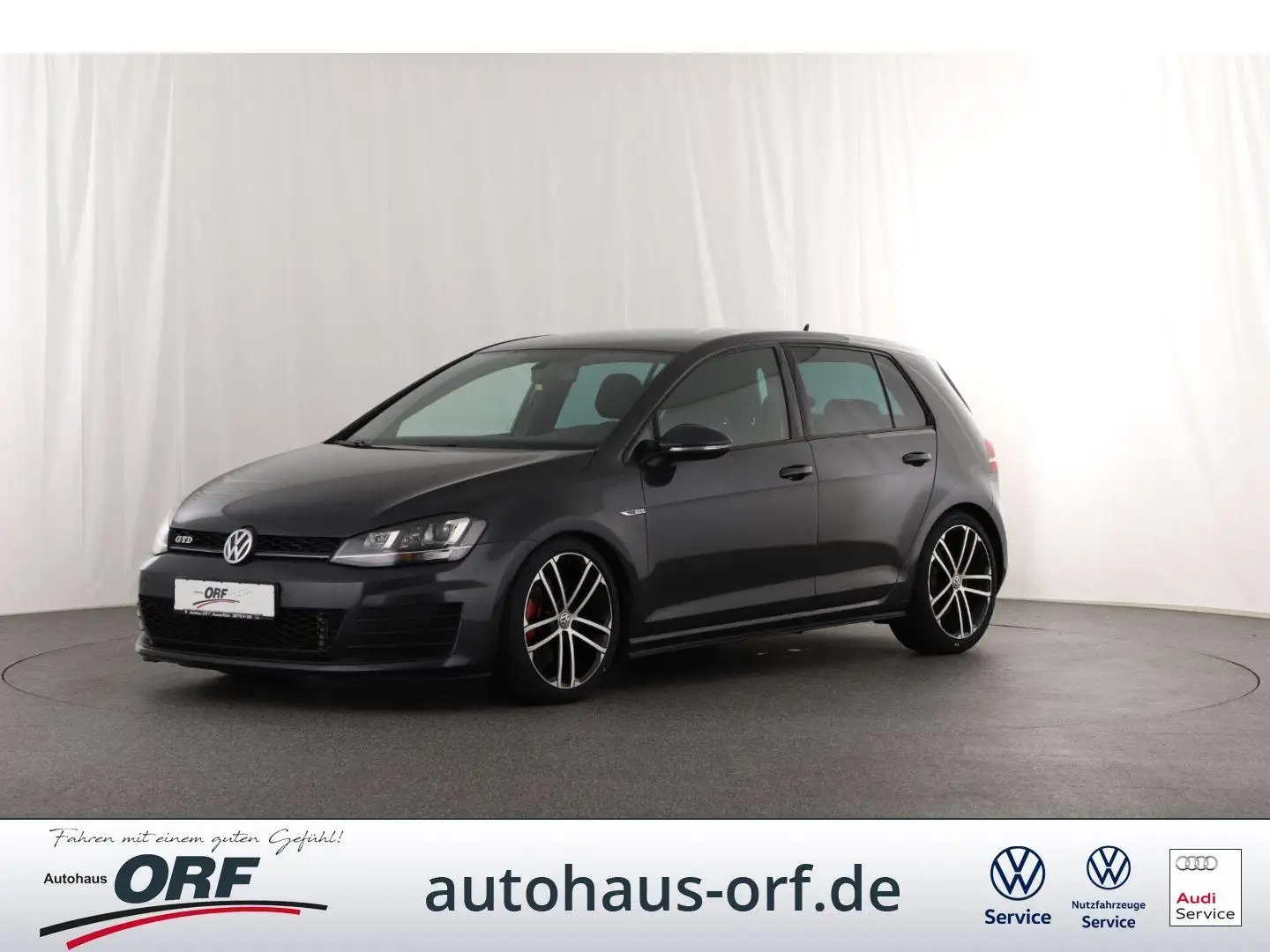 Volkswagen Golf VII 2.0 TDI GTD BI-XENON NAVI SPORTSITZE+FA Grau - 2