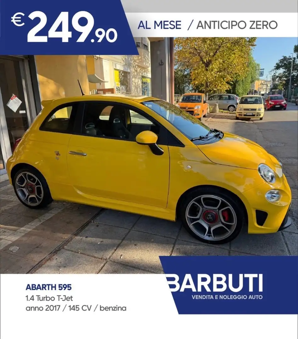 Abarth 595 595 -2017 1.4 Turbo T-Jet 145 CV Giallo - 1