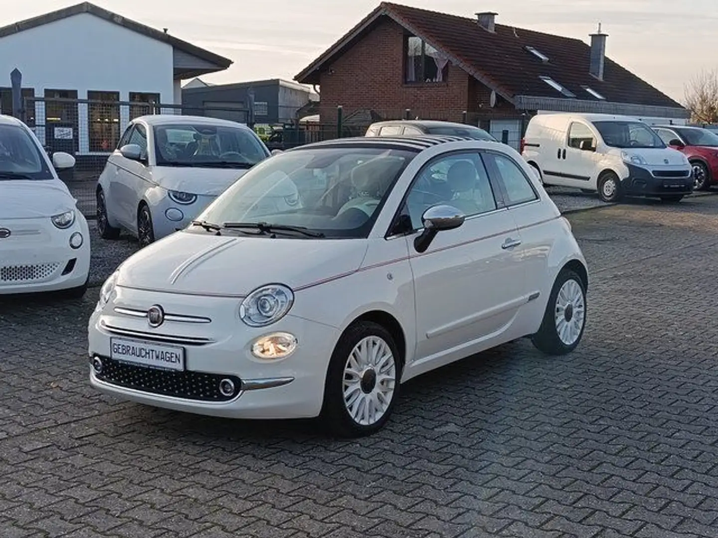 Fiat 500C DolceVita 1.2 #CityPaket #NAV #DAB Blanc - 1