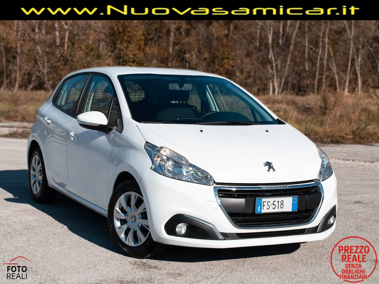 Peugeot 208 VAN 2 POSTI BLUEHDI 75 CV ACTIVE (AUTOCARRO) Bianco - 1