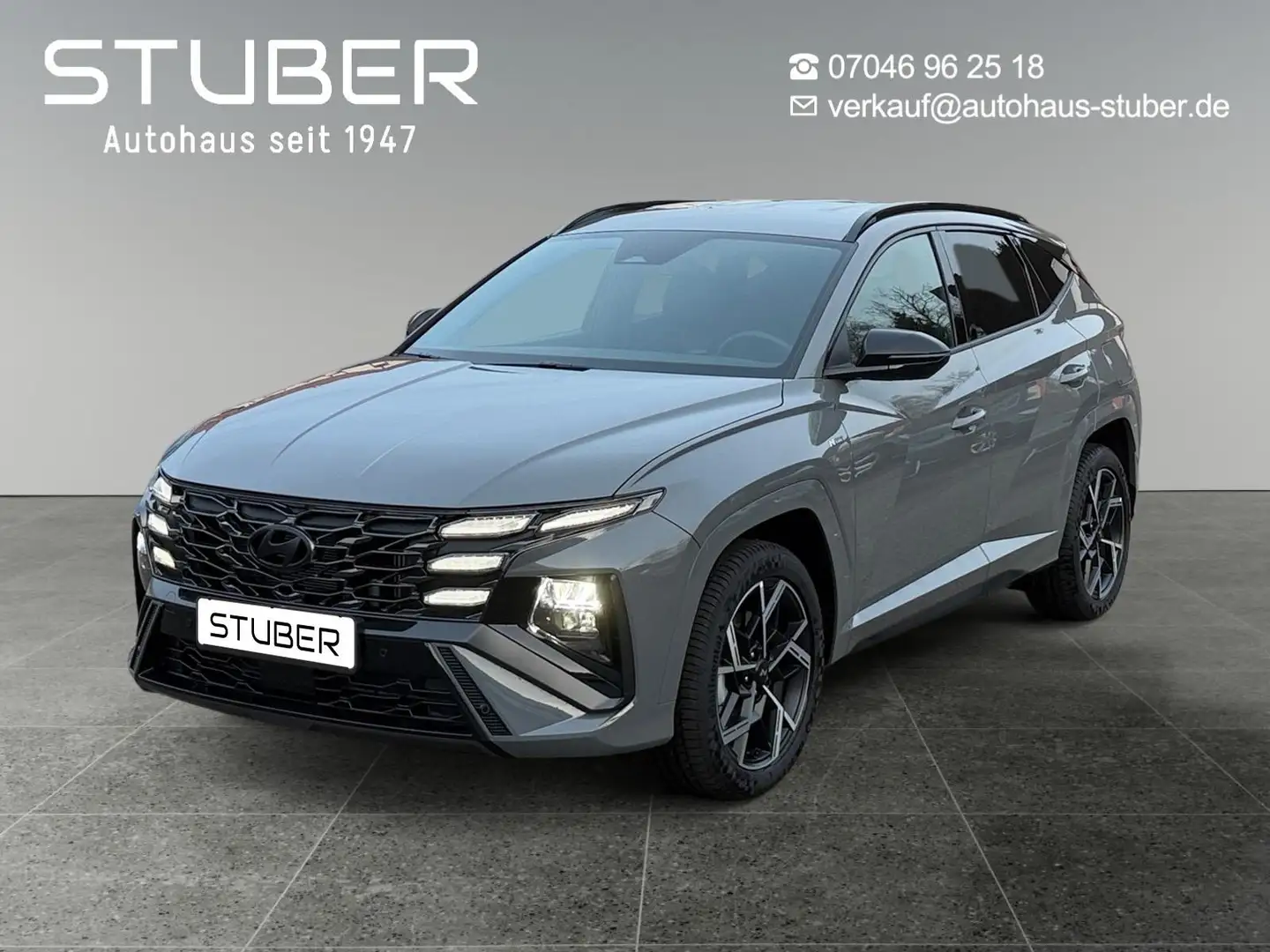 Hyundai TUCSON N Line 1.6 T-GDI AHK | el. Heckkl. | el. Sitz Grau - 1