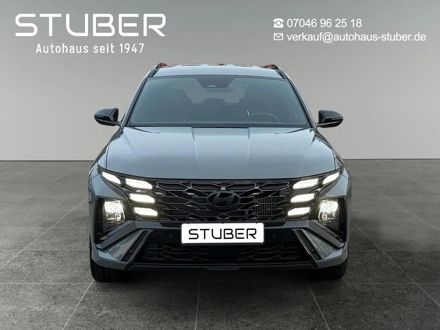 Hyundai TUCSON N Line 1.6 T-GDI AHK | el. Heckkl. | el. Sitz Grau - 2