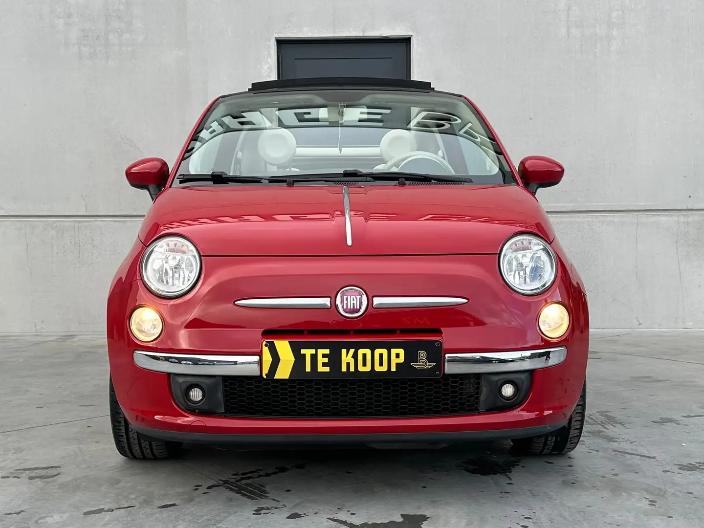 Fiat 500 Cabrio *Leder *PDC* Multi Stuur Rouge - 2
