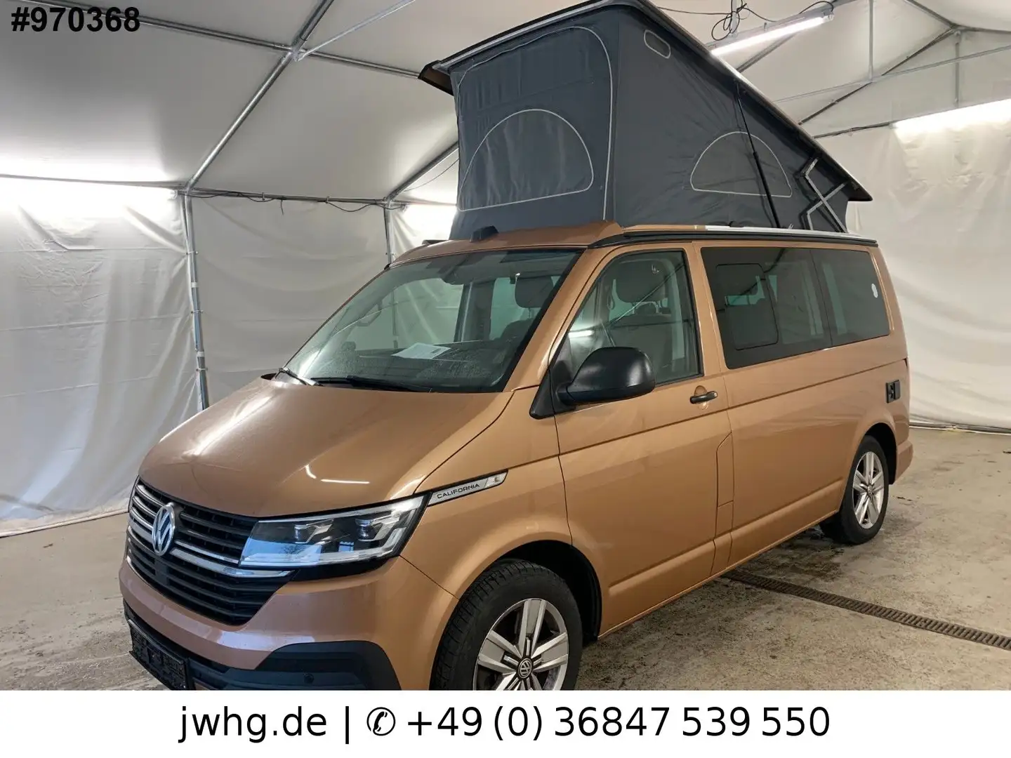 Volkswagen T6 California Beach 4M KÜCHE DACHBETT/STANDHZ Orange - 1