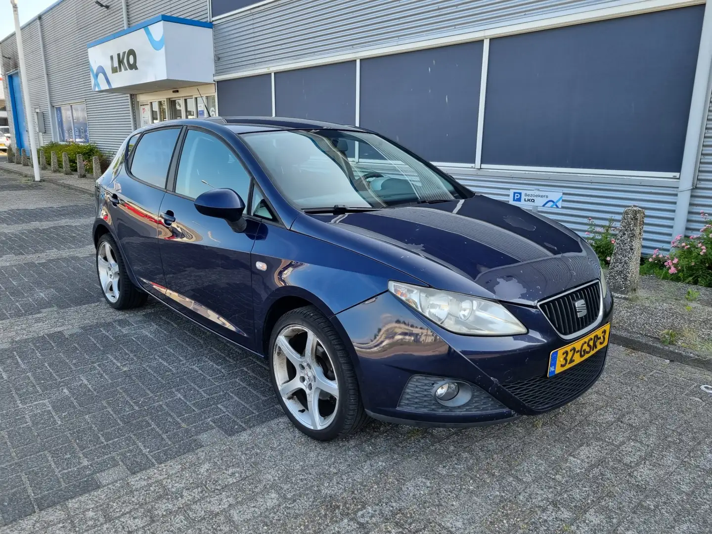 SEAT Ibiza 1.6 Stylance 77kw 5-Drs Clima! Bj:2008 NAP! Blauw - 2