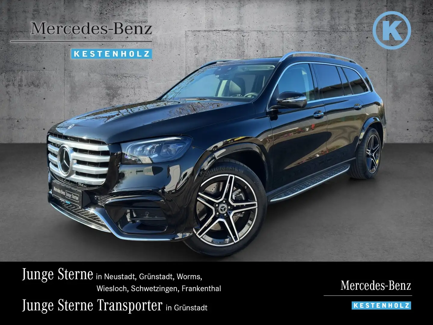 Mercedes-Benz GLS 450 GLS 450 4M AMG+AHK+DISTRO+PANO+BURME+KEYL+SITZKL Schwarz - 1