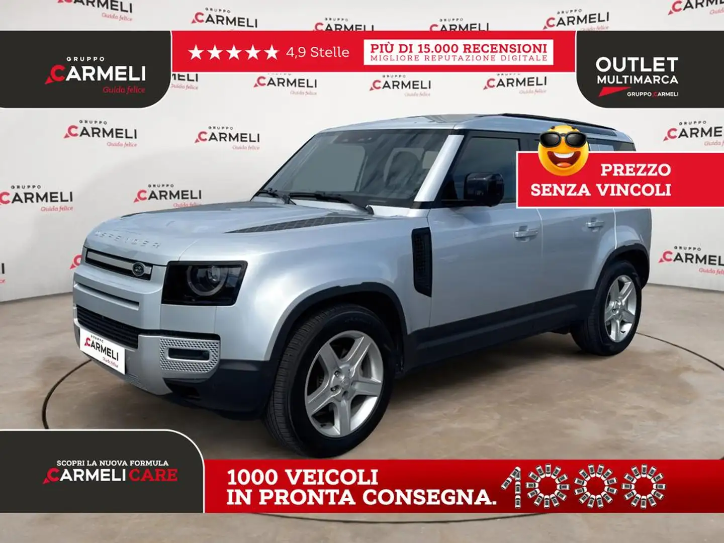 Land Rover Defender 110 3.0d i6 mhev X-Dynamic SE awd 200cv auto 360 Argento - 1