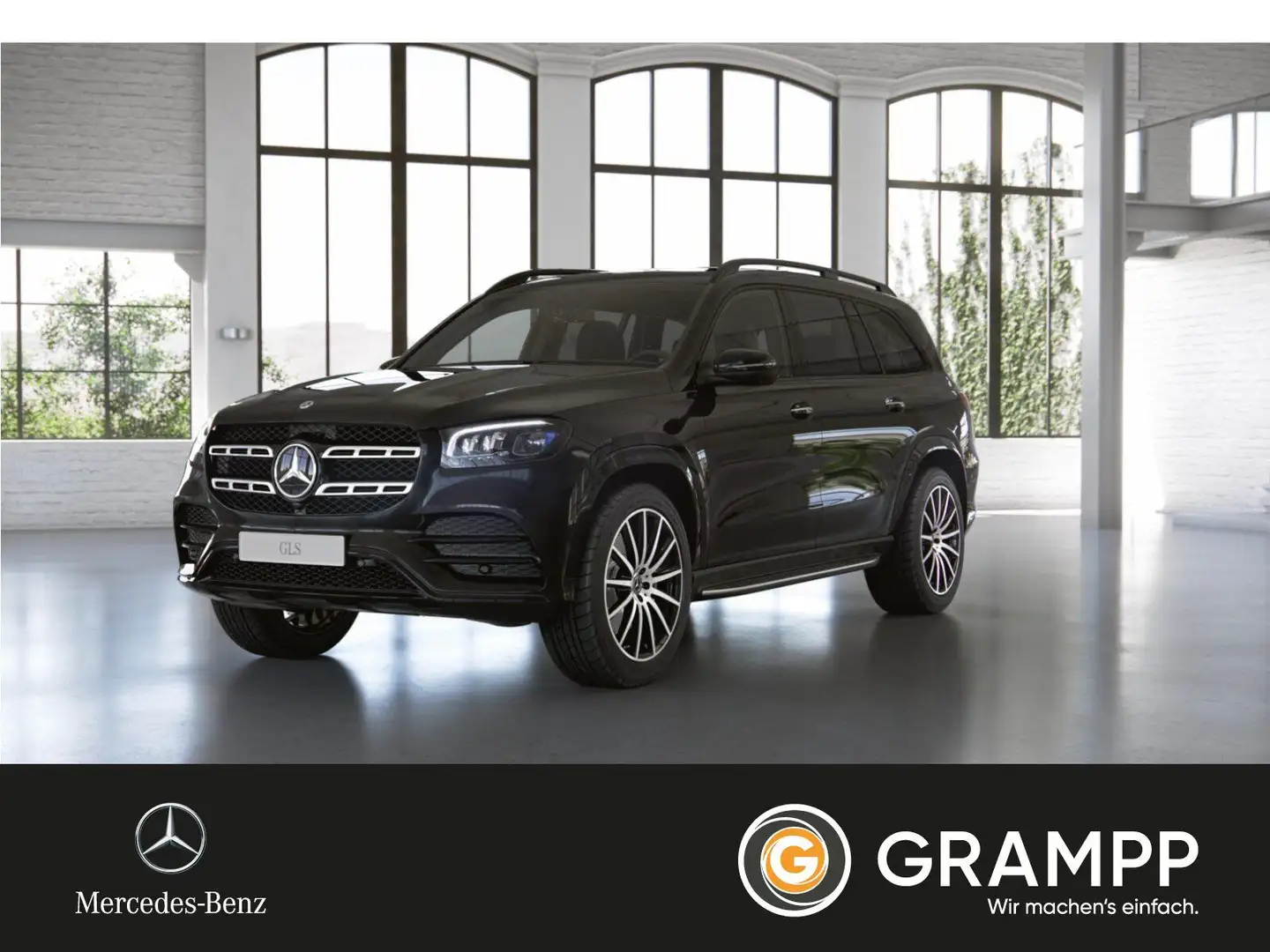 Mercedes-Benz GLS 450 AMG 4M 7-Sitze/Airmatic/22"/Head-Up/Pano Noir - 1