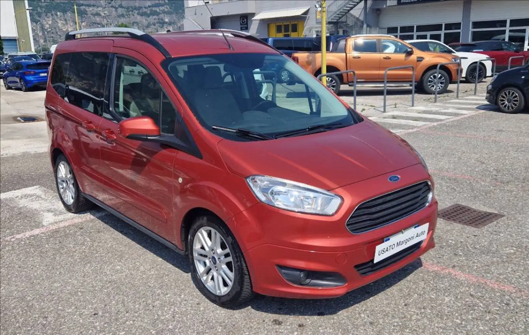 Ford Tourneo Courier 1.0 ecob. 100cv titanium E6 Rosso - 1
