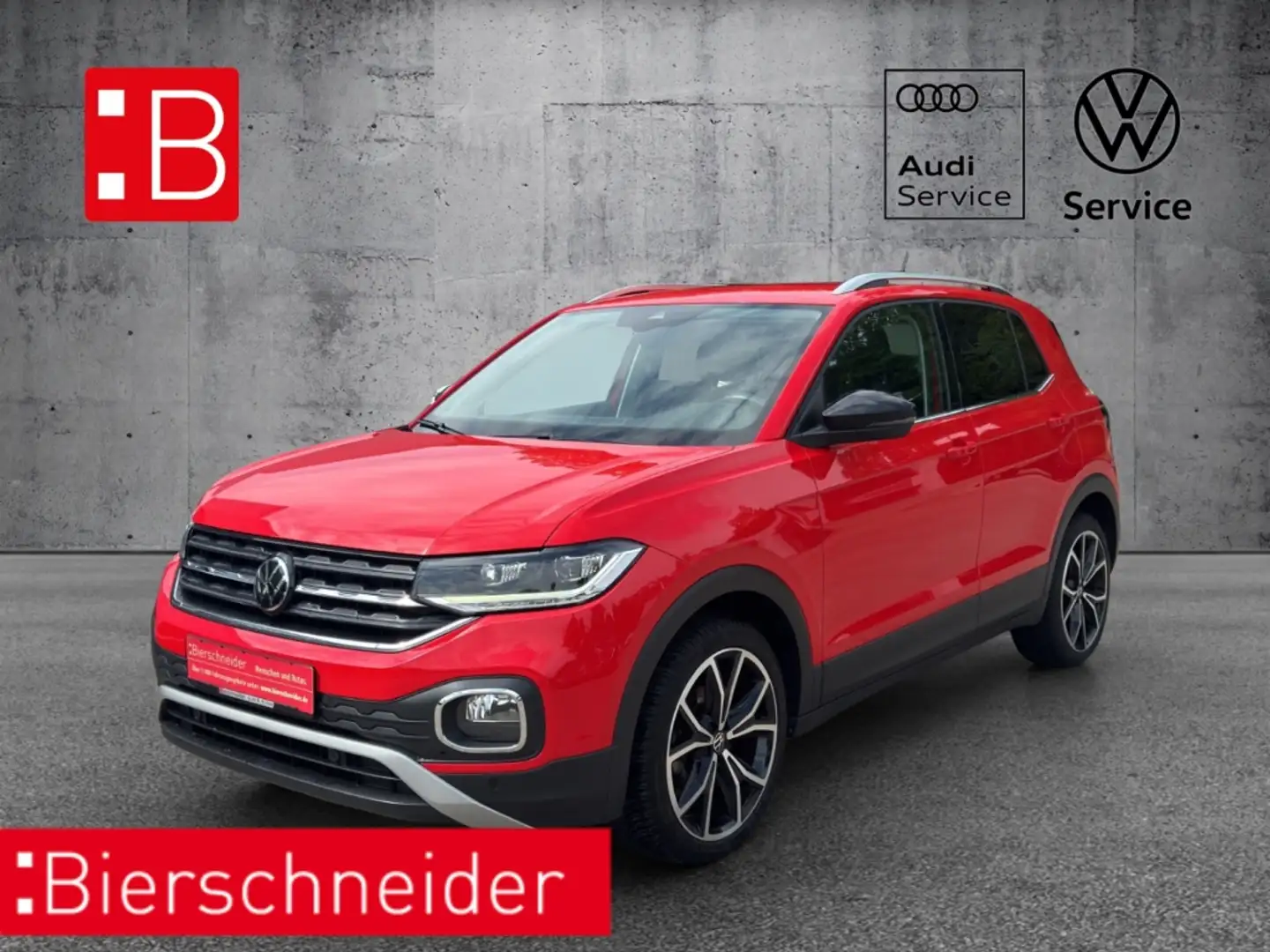 Volkswagen T-Cross 1.0 TSI Style DIGITAL COCKPIT PRO LED AHK NAVI PDC Rot - 1