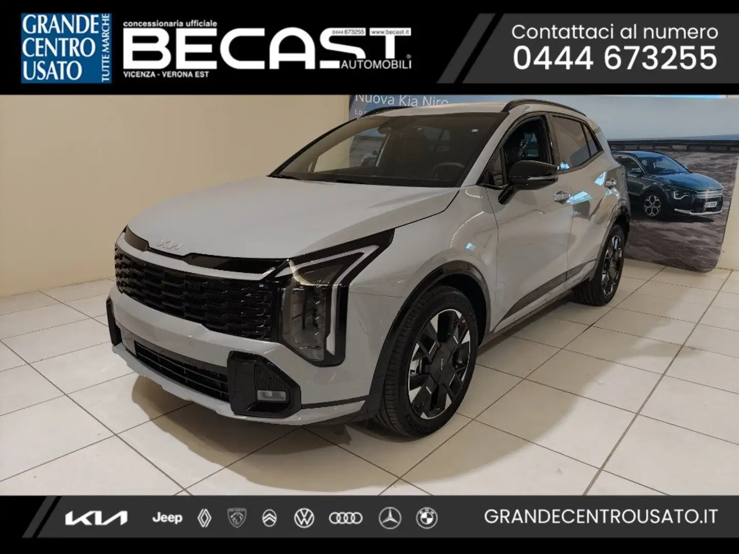 Kia Sportage 1.6 TGDi HEV AT GT-line - PRONTA CONSEGNA Grigio - 1
