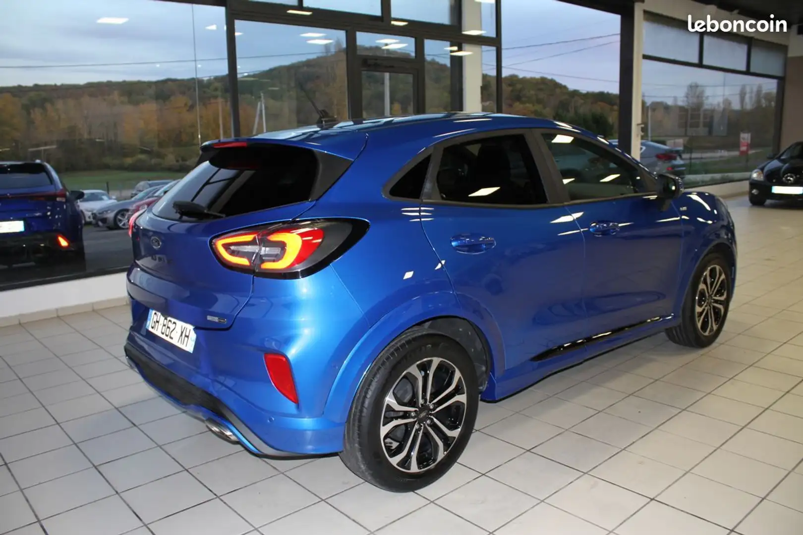 Ford Puma 1.0 FlexiFuel 125 ch Mhev S&S ST Line BVM6 1er Main Garantie 12 Mois Bleu - 2
