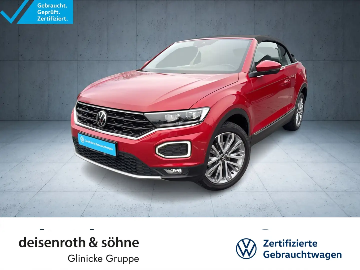 Volkswagen T-Roc Style 1.5 TSI DSG LED/ACC/Kam/18 Rot - 1