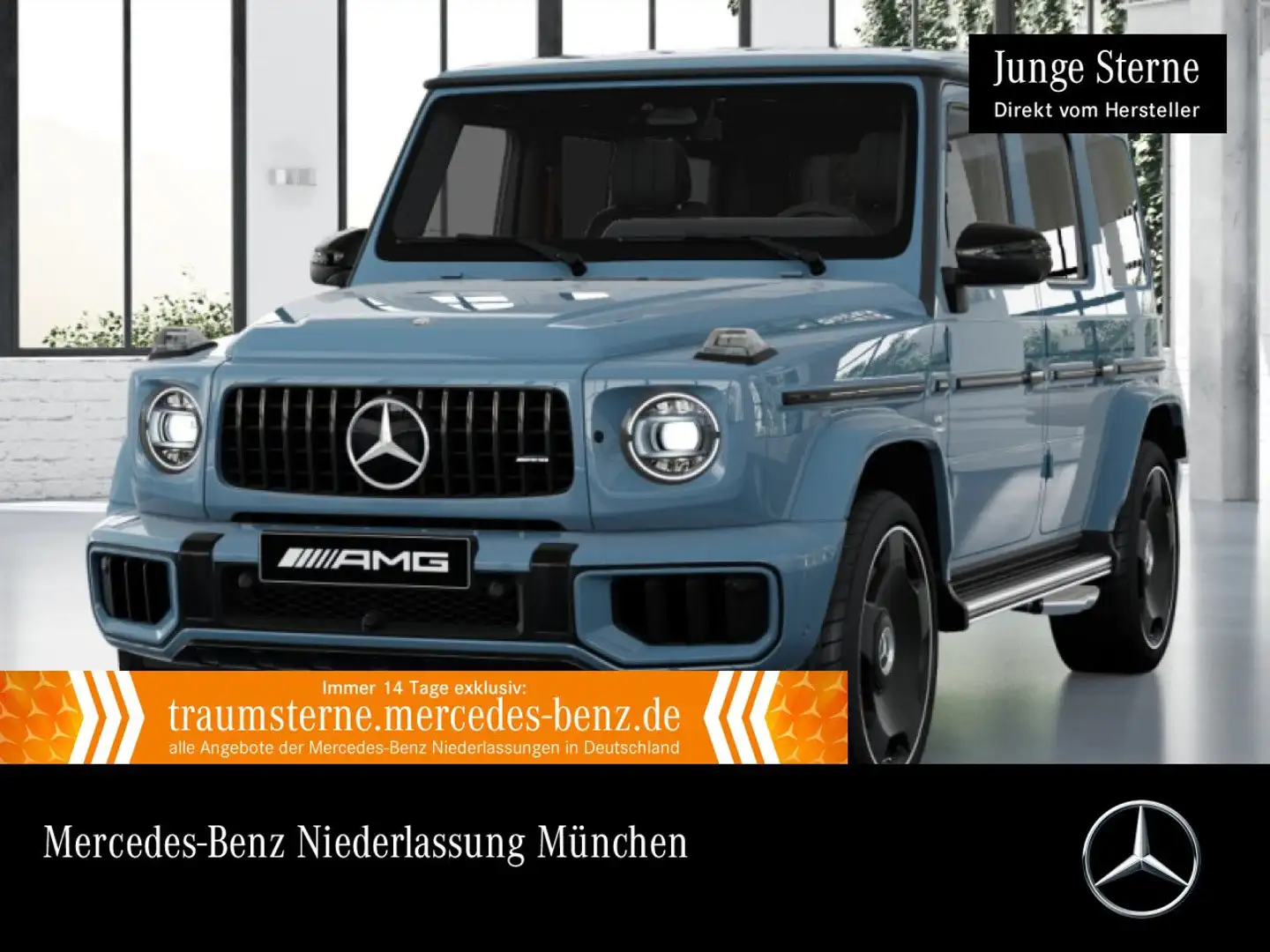 Mercedes-Benz G 63 AMG Burmester 3D Driversp Perf-Pack 360° SHD Blau - 1