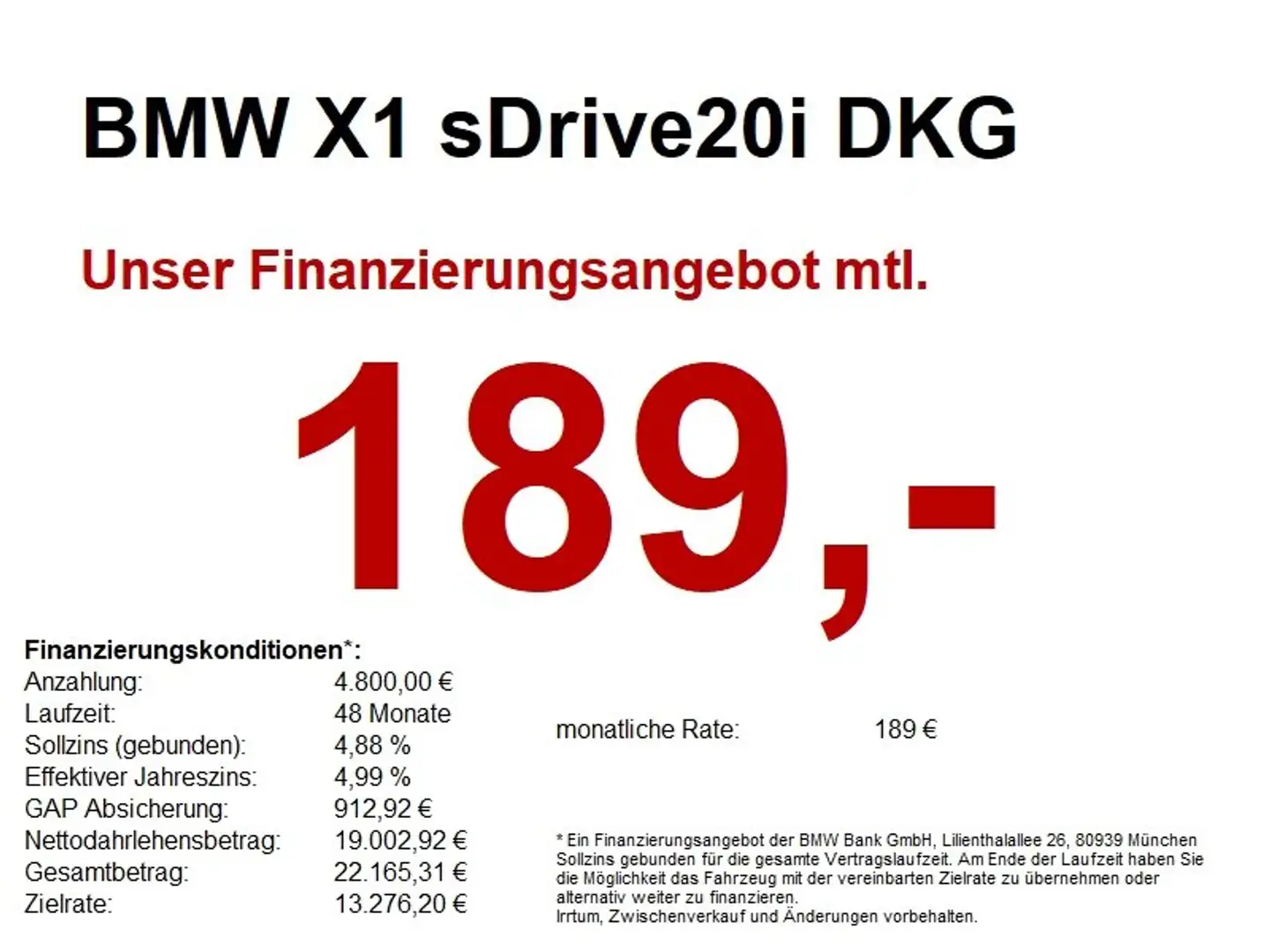 BMW X1 sDrive20i DKG AHK/PANO/SH/ParkAssi/TEMPO/18 Schwarz - 1