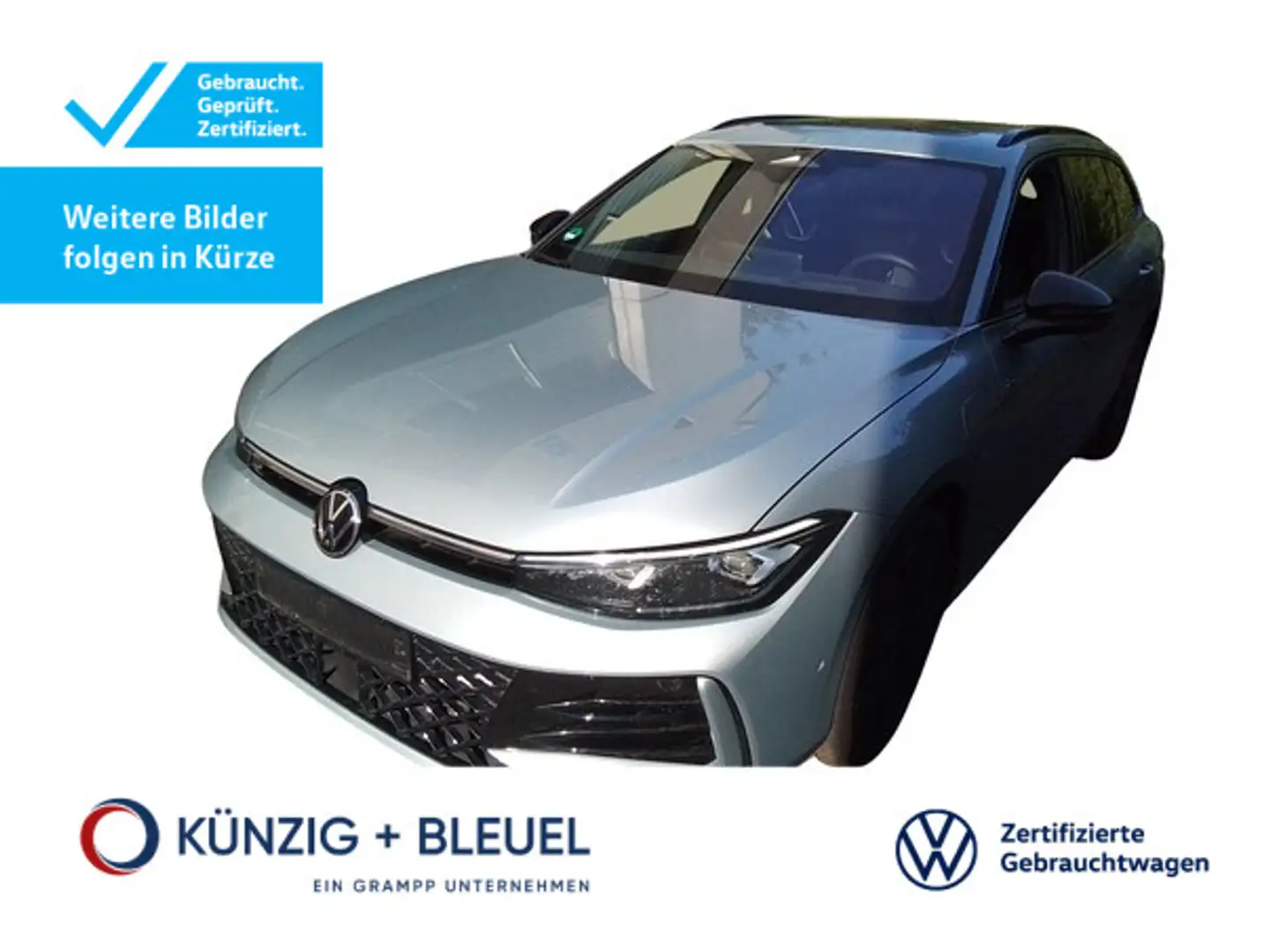 Volkswagen Passat Variant Passat  Variant 1.5 eHybrid R-Line Navi*AHK*360° Zilver - 1