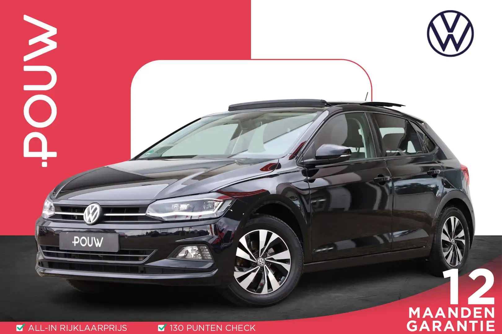 Volkswagen Polo 1.0 TSI 115pk Comfortline Business | Afneembare tr Zwart - 1