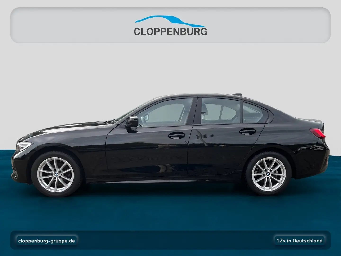 BMW 318 i Limousine Navi+SHZ+HiFi+Spurass.+Klimaaut. Schwarz - 2