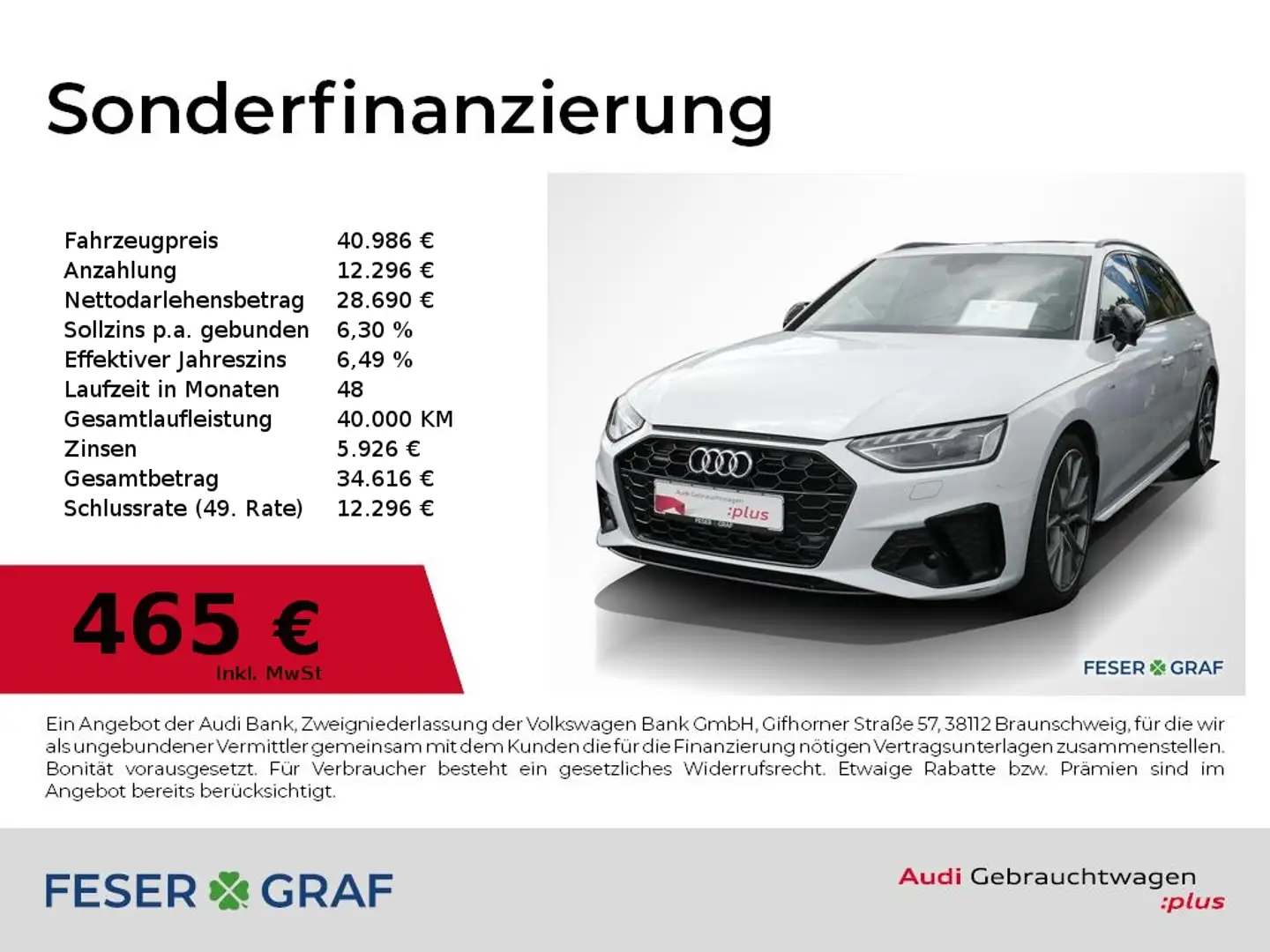 Audi A4 Avant 40 TFSI qu S Line Int Pano,Kamera,LED,Leder, Weiß - 1