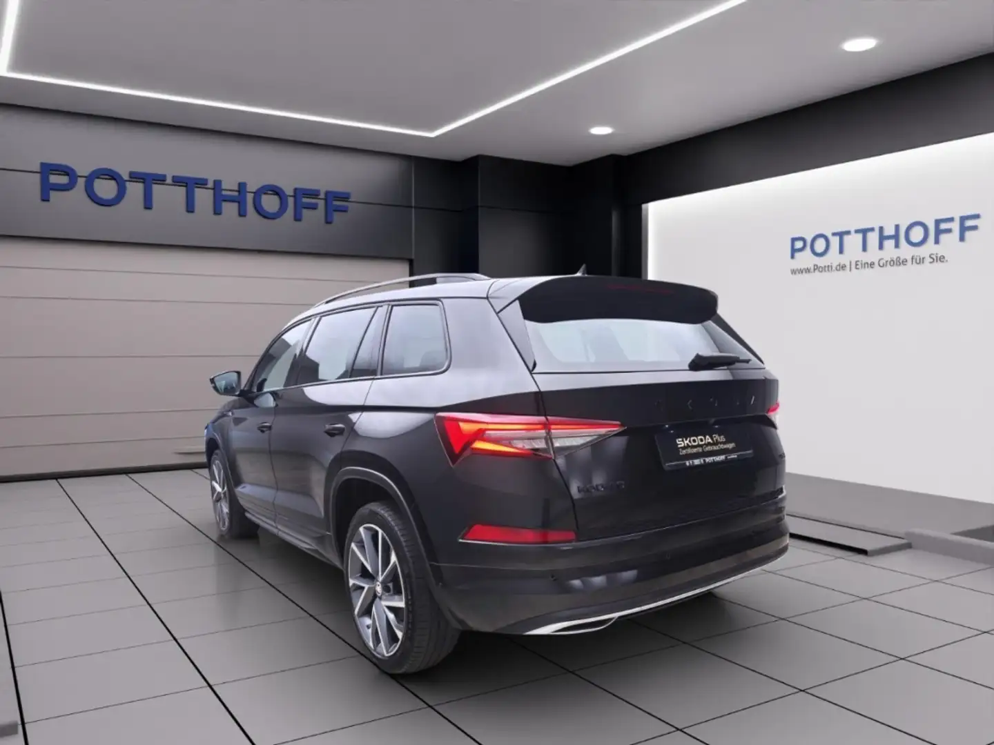 Skoda Kodiaq 2.0 TDI DSG 4x4 SPORTLINE NAVI ACC MATRIX AHK Negru - 2