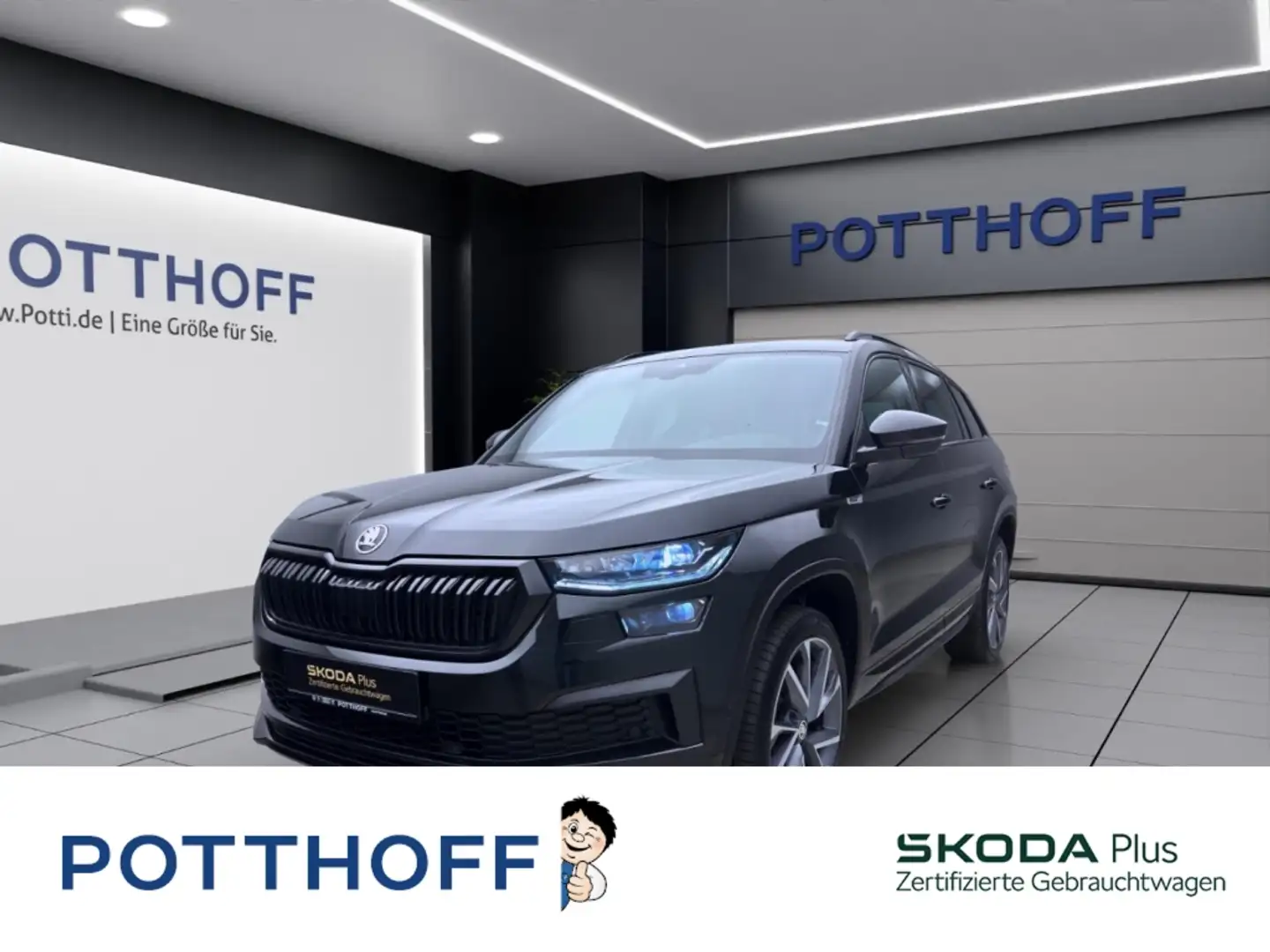 Skoda Kodiaq 2.0 TDI DSG 4x4 SPORTLINE NAVI ACC MATRIX AHK Negru - 1