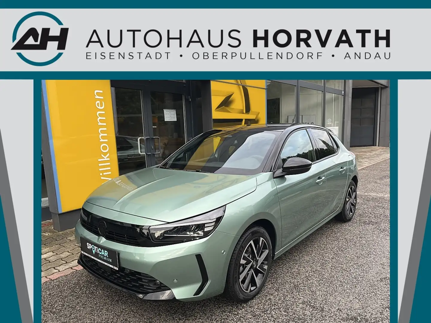 Opel Corsa 1,2 Direct Inject. Turbo MHEV YES Aut. Grün - 1