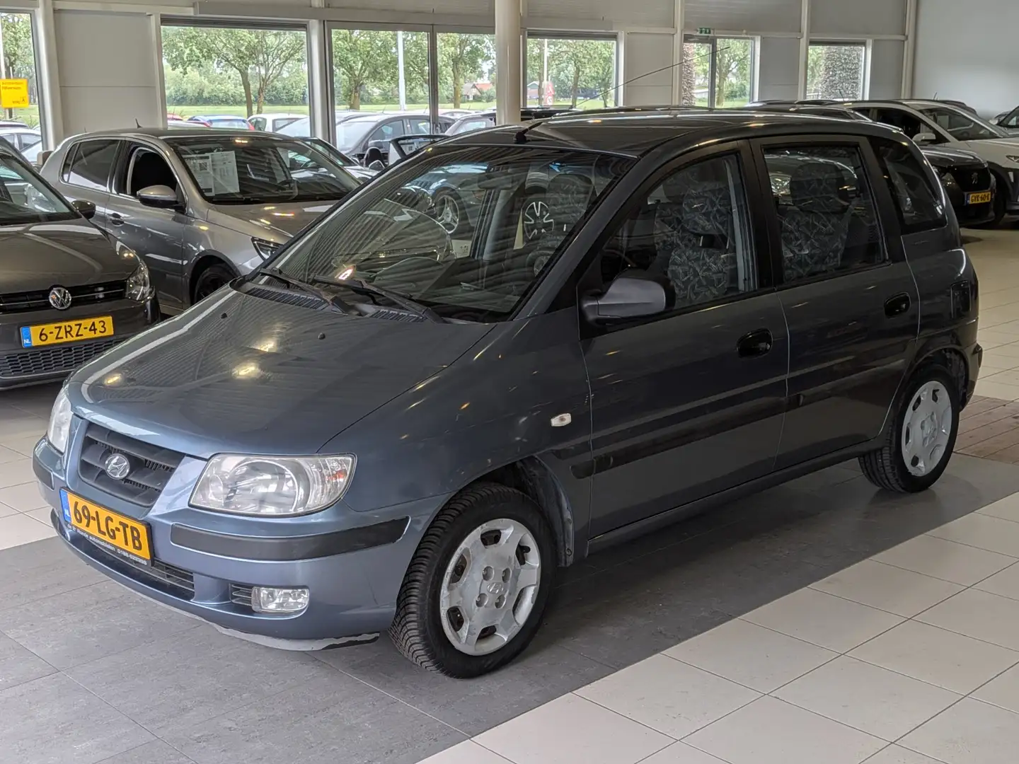 Hyundai Matrix 1.6i GL Airco, Trekhaak, Stuurbekrachtiging Blau - 2