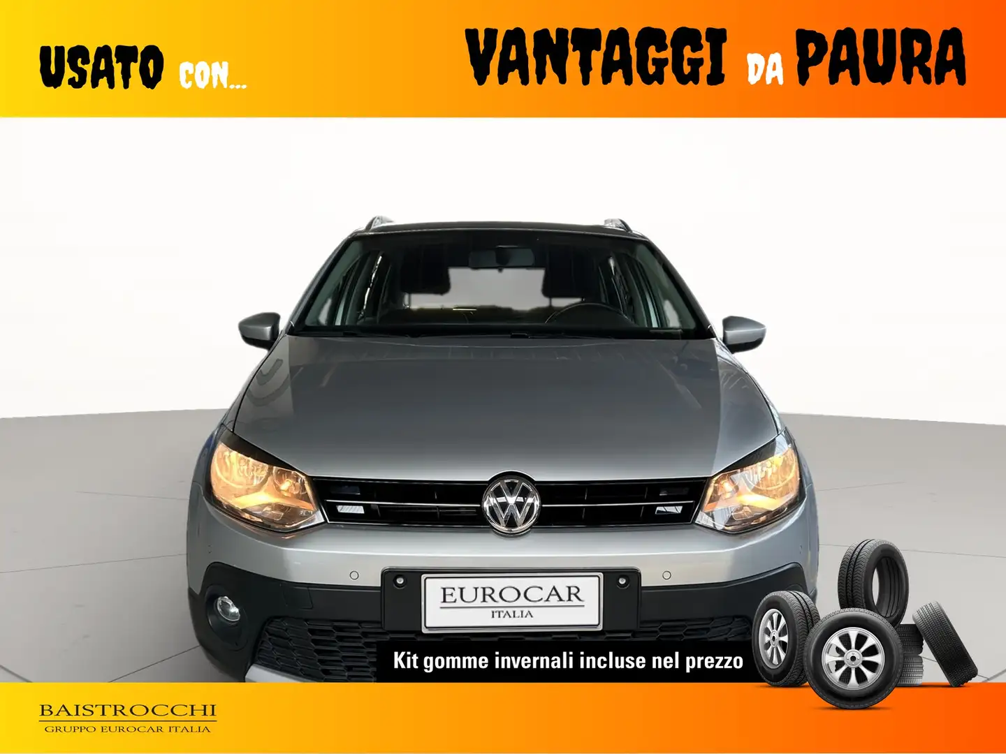 Volkswagen Polo Cross 5p 1.2 tsi bm cross Argento - 2