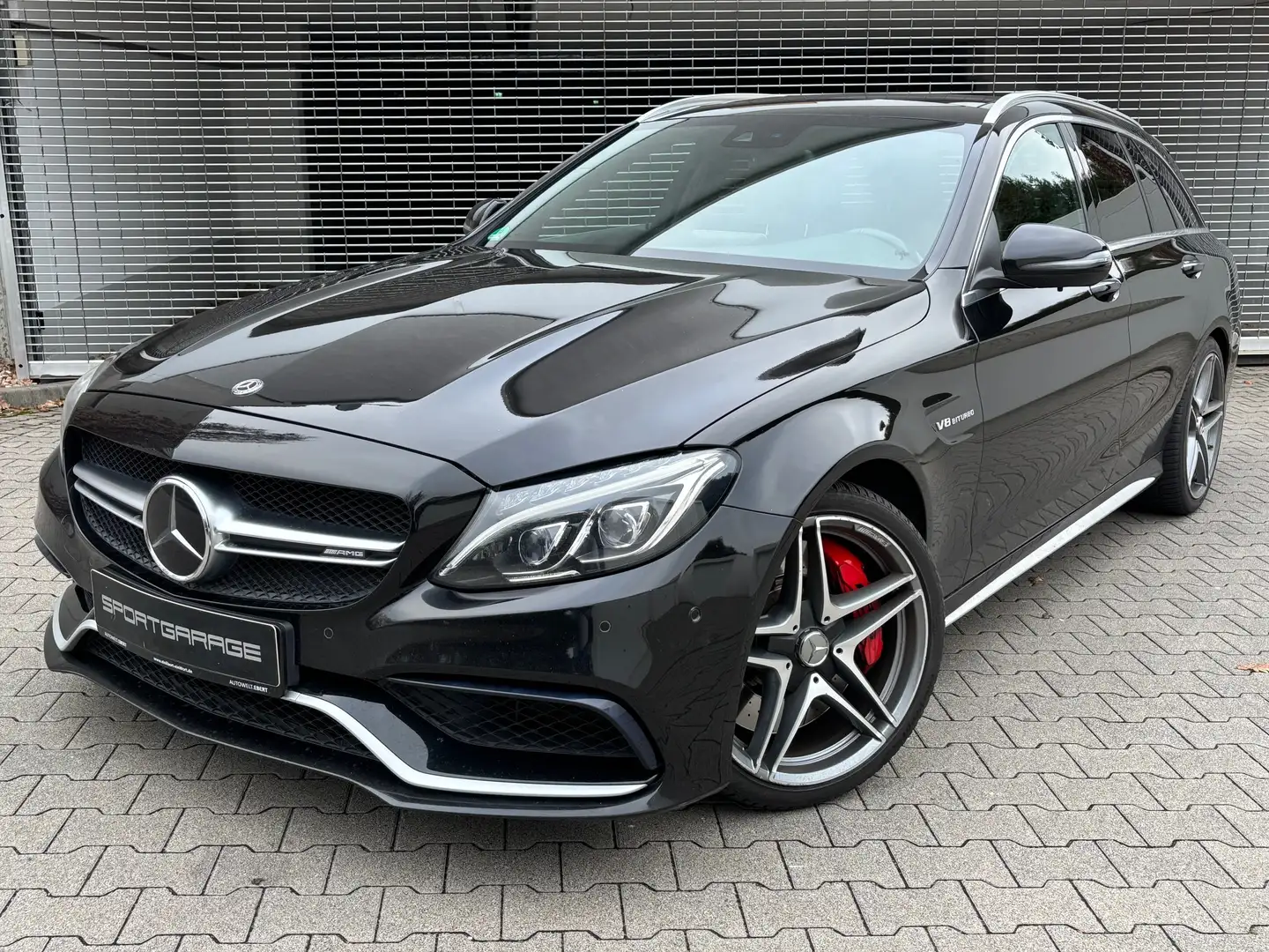 Mercedes-Benz C 63 AMG S T designo carbon LED Pano Burmester Sp-Abgas Schwarz - 1