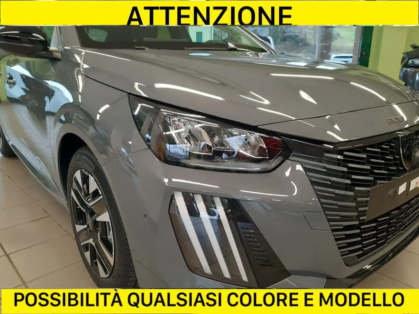 Peugeot 208 1.2 ALLURE PURETECH 100 CV Gris - 1