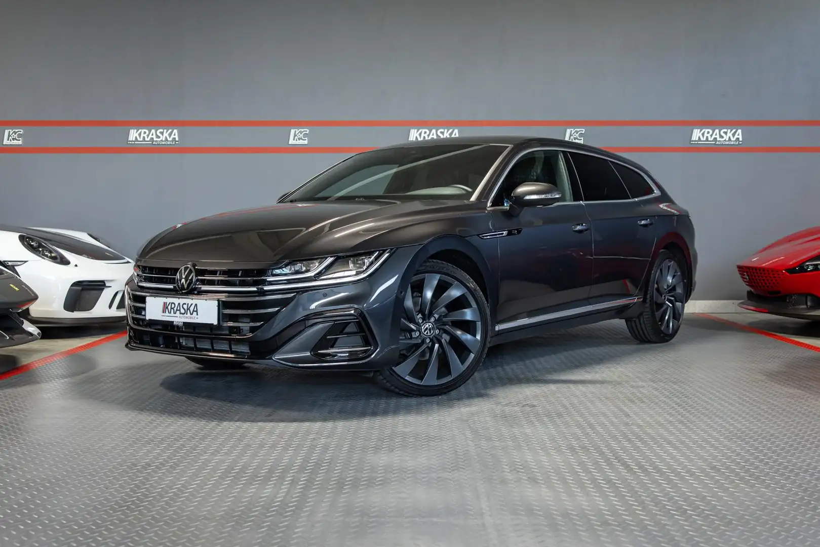 Volkswagen Arteon Shooting Brake  2.0 TDI R-Line AHK STHZ Grigio - 1