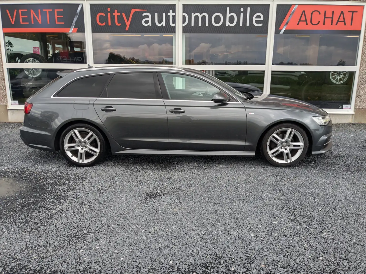 Audi A6 Avant 2.0 TDI S-TRONIC S-LINE GPS BLUETOOTH CAMERA Grijs - 2