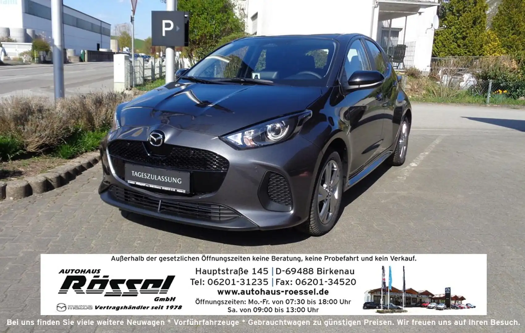 Mazda 2 Hybrid 1.5L Hybrid VVT-i FWD EXCLUSIVE-LINE Gris - 1