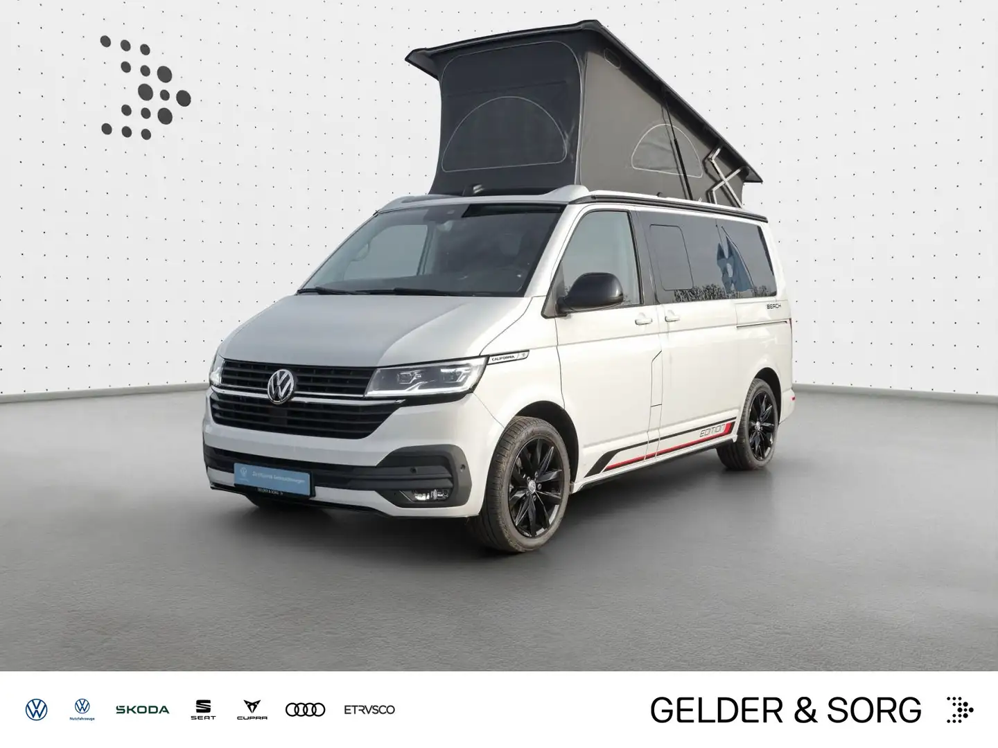 Volkswagen T6.1 California Beach 2.0 TDI AHK*RFK*LED*7Sitze Weiß - 1