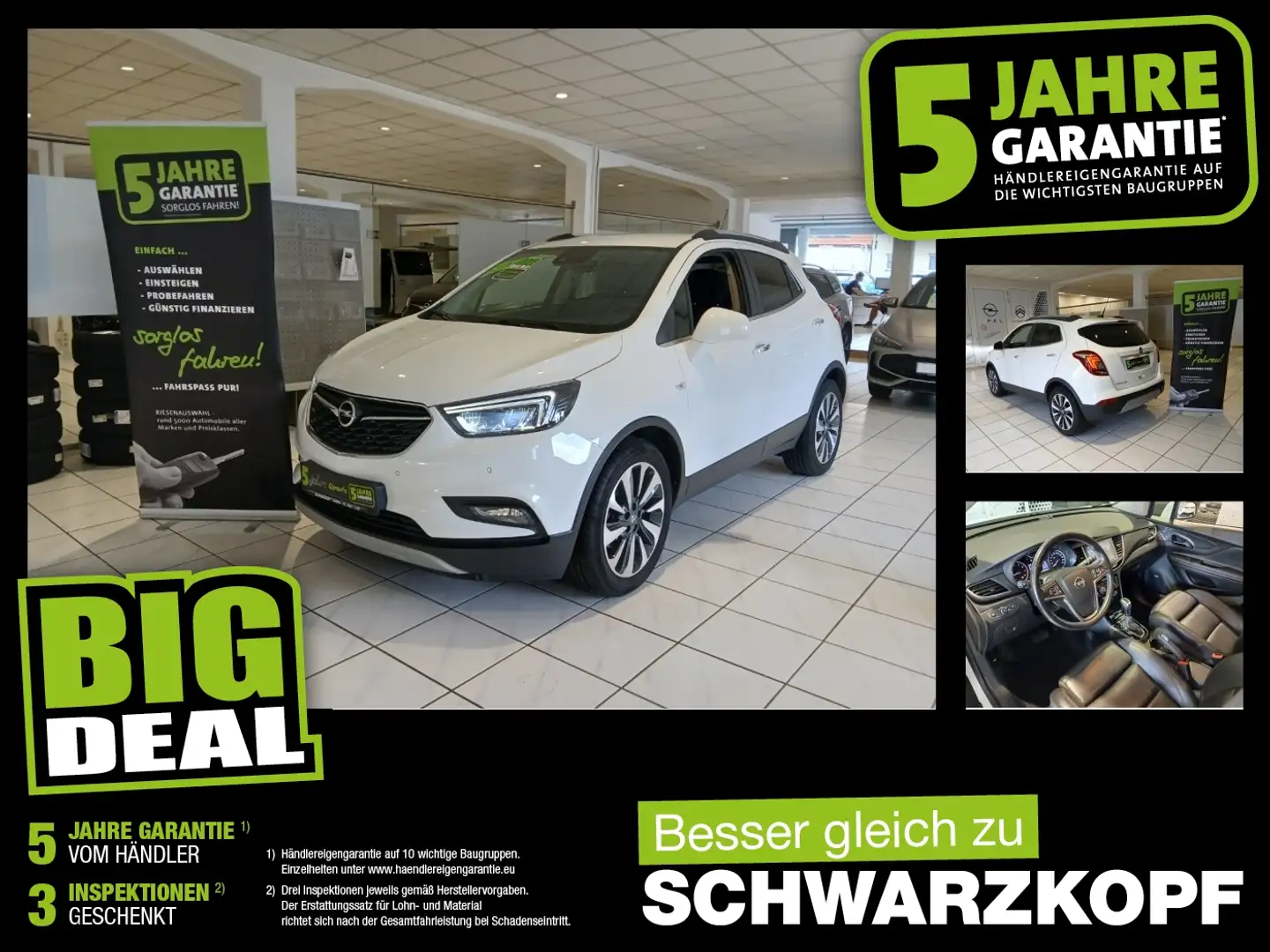 Opel Mokka X 1.4T Rückfahrkamera,Navi,Parkpilot Blanco - 1