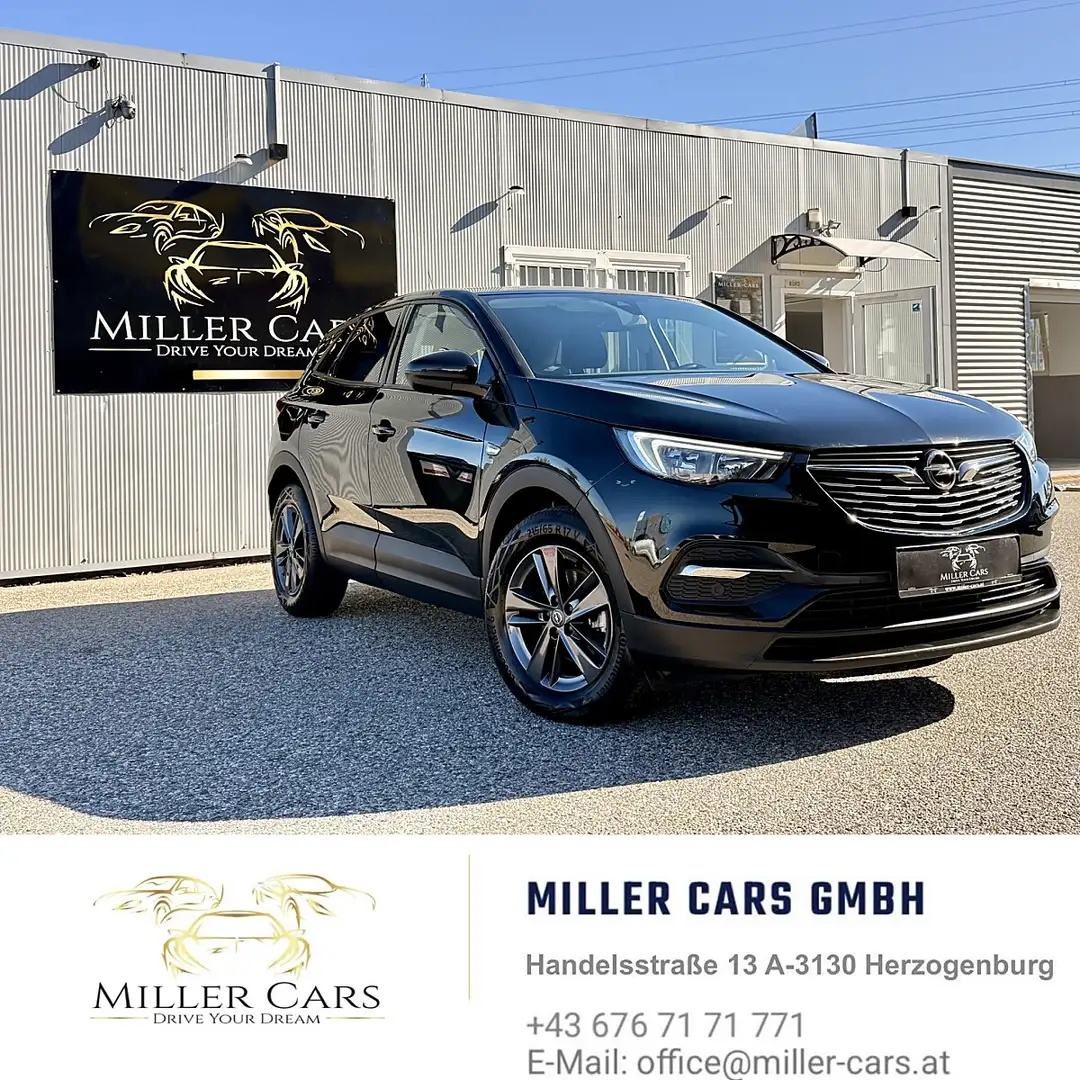 Opel Grandland X 1.5 D 120 Jahre Edition (EURO 6d-TEMP) Schwarz - 2