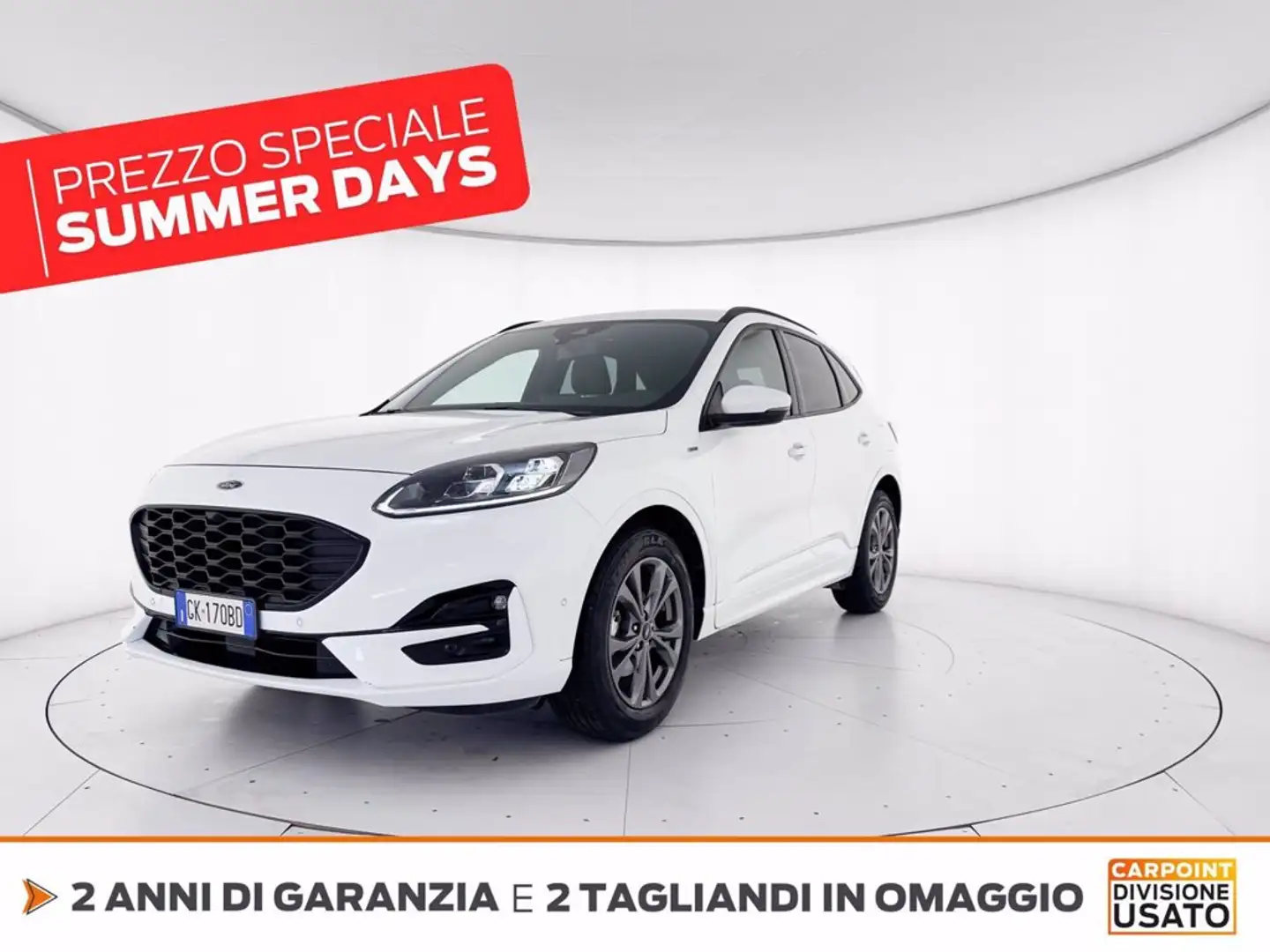 Ford Kuga 2.5 full hybrid st-line x 2wd 190cv cvt Bianco - 1