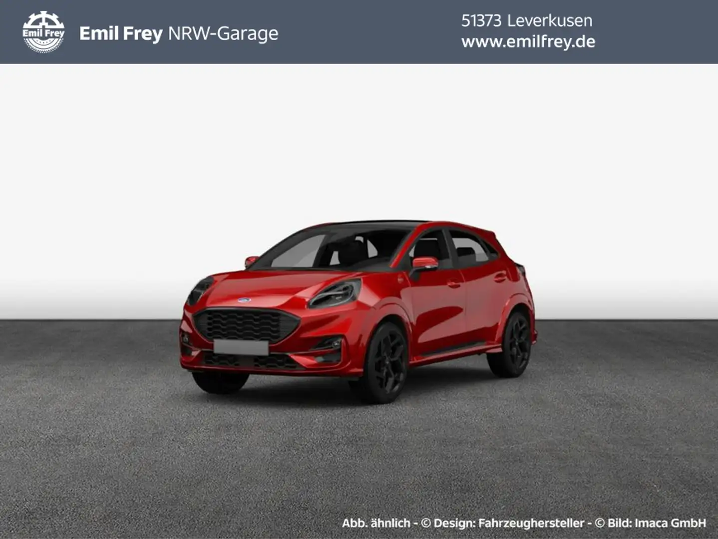 Ford Puma 1.0 EcoBoost Hybrid Aut. ST-LINE Rouge - 1