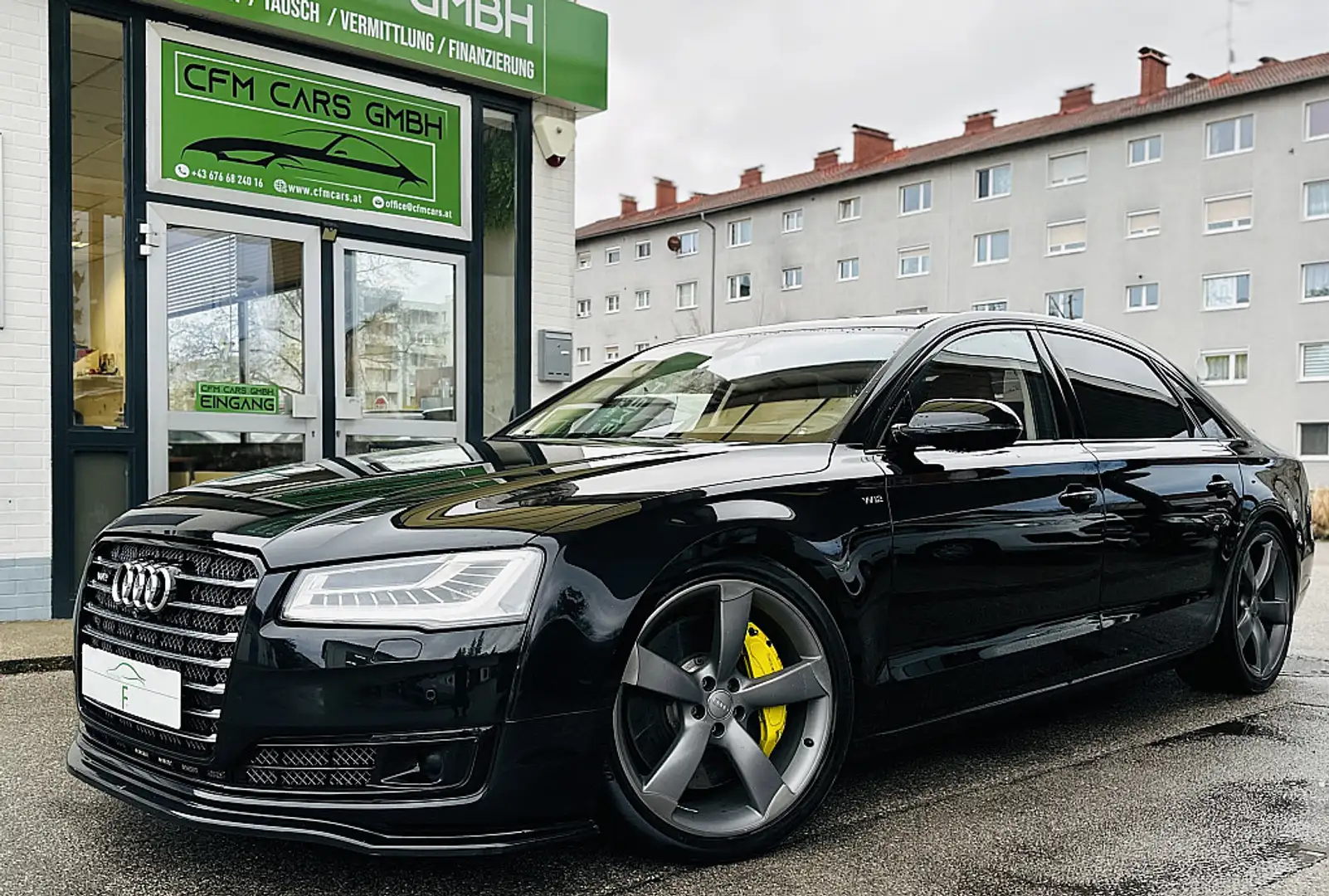 Audi A8 6,3 W12 lang /Bang & Olufsen/Head-Up/Luft/Soft/ Black - 1