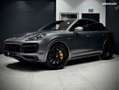 Porsche Cayenne COUPE TURBO S E-HYBRID 4.0i V8 680 CH TIPTRONIC S8 PACK SPORT ALLÉGÉE CARBONE+ROUE DIRECTRICE+JA 22+FEUX MATRIX+PCCB+SOFT Gris - thumbnail 1