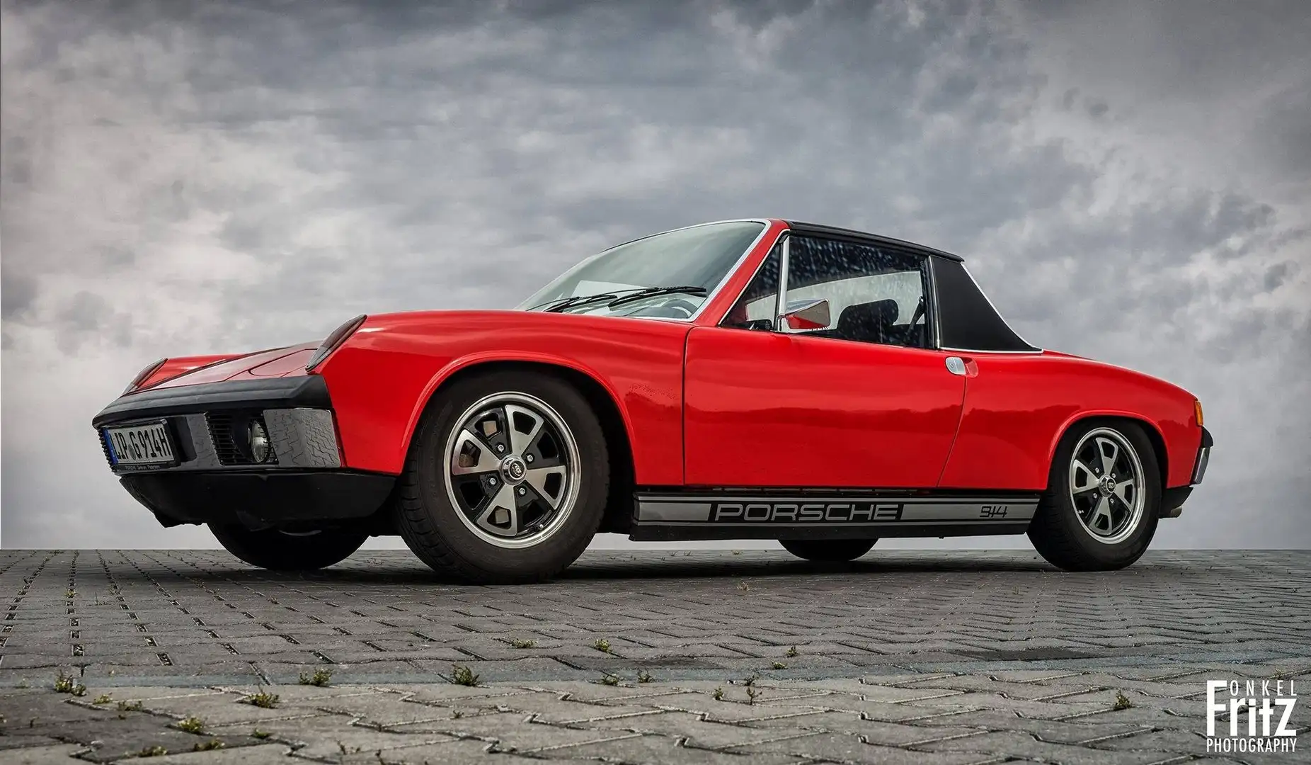 Porsche 914 VW-Porsche 914-4 Chrommodell Rot - 2
