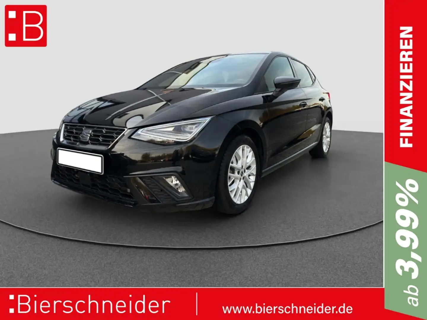 SEAT Ibiza 1.0 TSI DSG FR AB 177EUR NAVI REAR VIEW SHZ Schwarz - 1