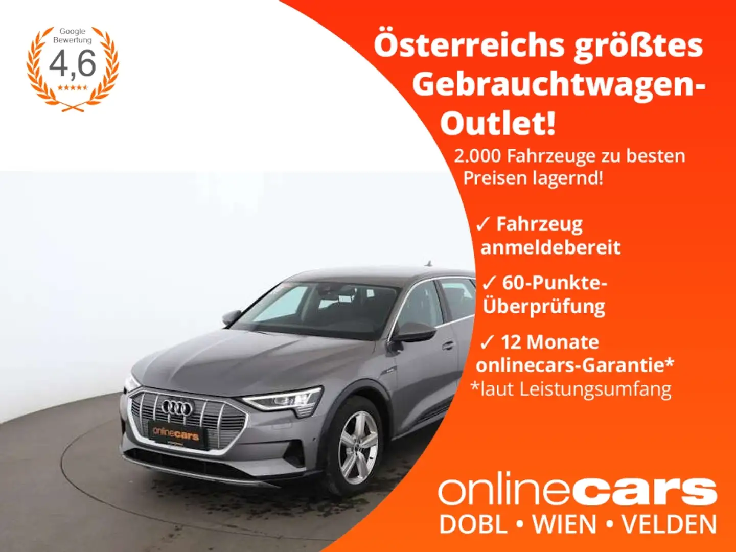 Audi e-tron 50 quattro advanced Aut LED LUFT NAVI PDC Gris - 1