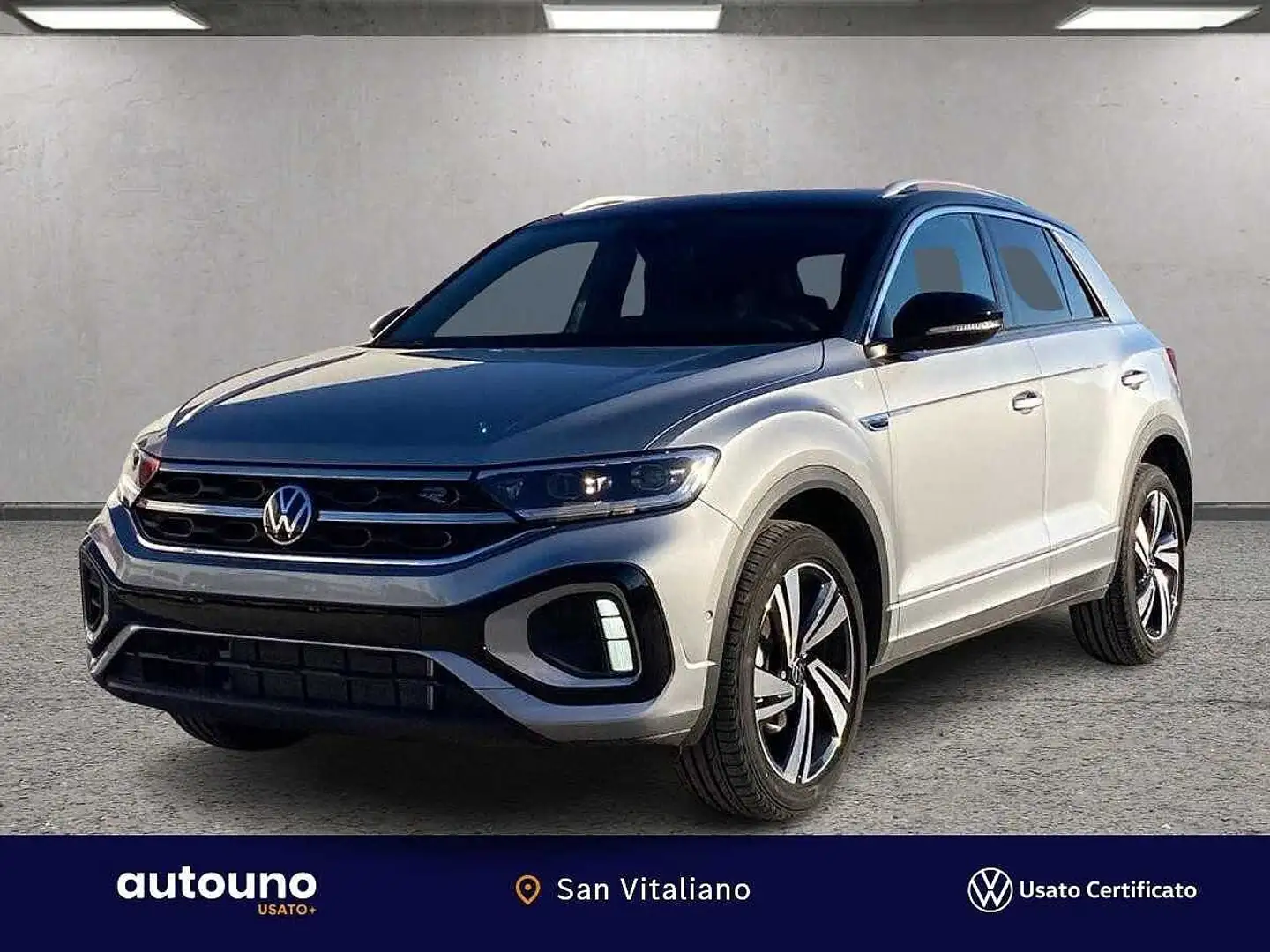 Volkswagen Nuovo T-Roc T-ROC 1.0 TSI R-LINE 115 CV MY 24 Plateado - 1