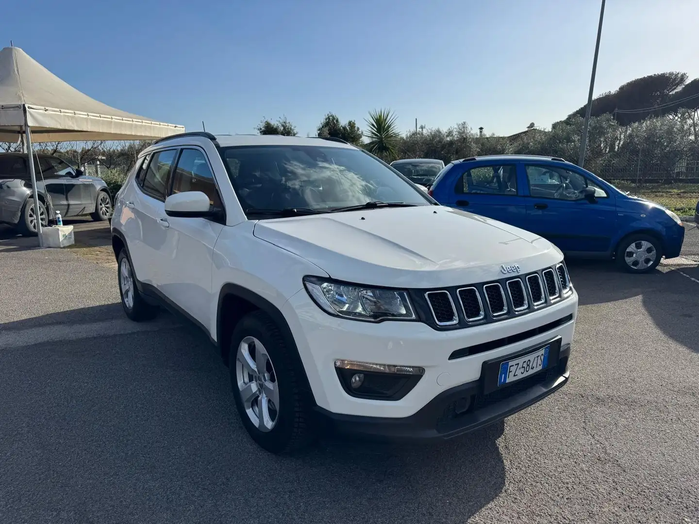 Jeep Compass Compass 1.6 mjt Longitude 2wd 120cv my19 Bianco - 2