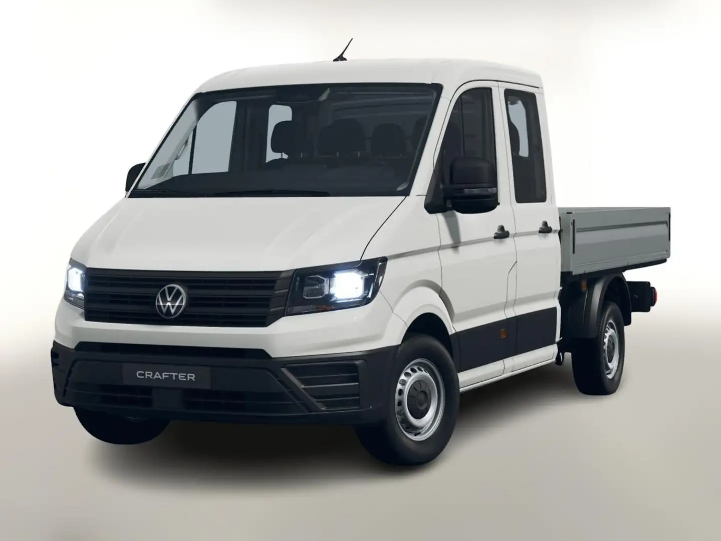 Volkswagen Crafter Pritsche DoKa 35 2.0 TDI 140 7S Temp PDC 103 kW... Weiß - 1