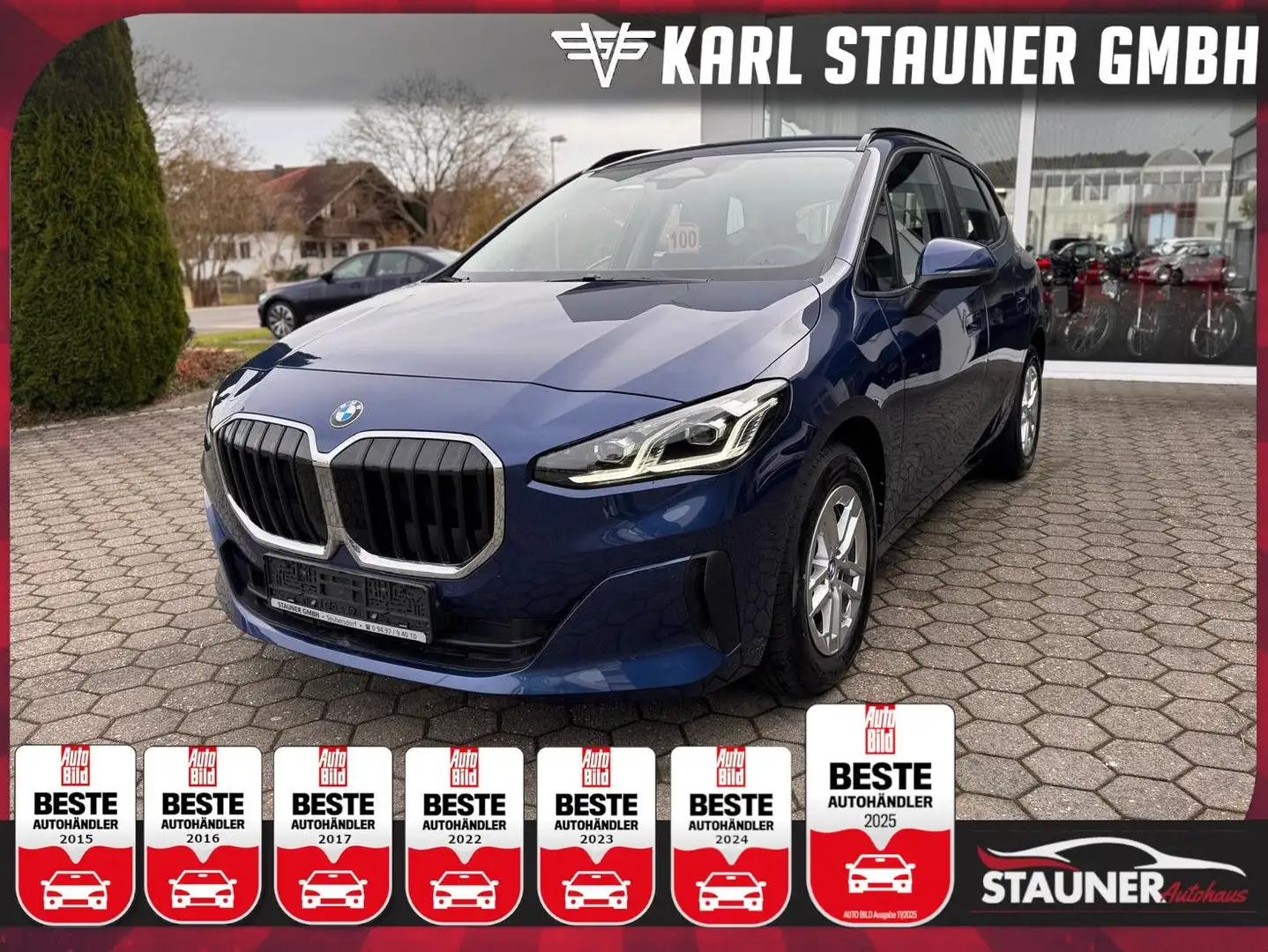 BMW 218 218 i Active Tourer LENKRADH. KAMERA DAB Bleu - 1